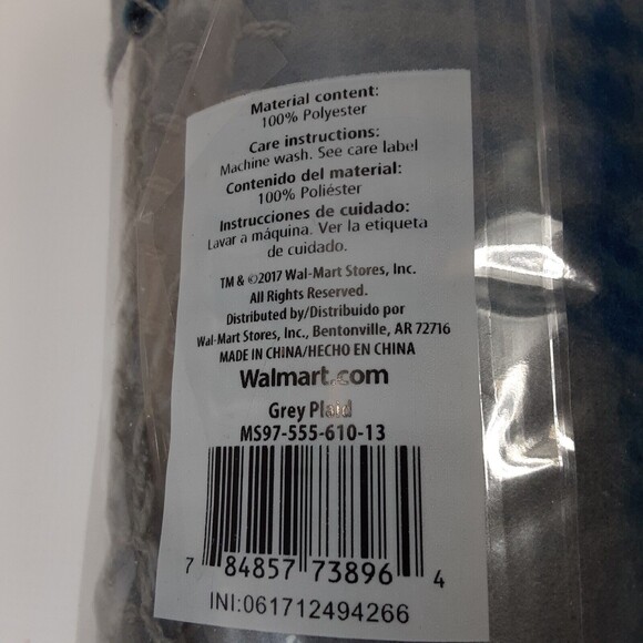 New Mainstays Fleece Throw Blankets - Lot of 4 - 50" x 60" - See Description - Picture 9 of 11